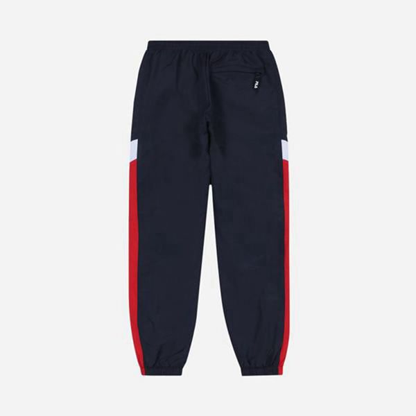 Calça Fila Homem Azul Marinho - Fila Heritage Warm Up Outlet Portugal,XUFA-02578